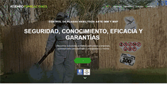 Desktop Screenshot of fumigacionesatiempo.com.uy